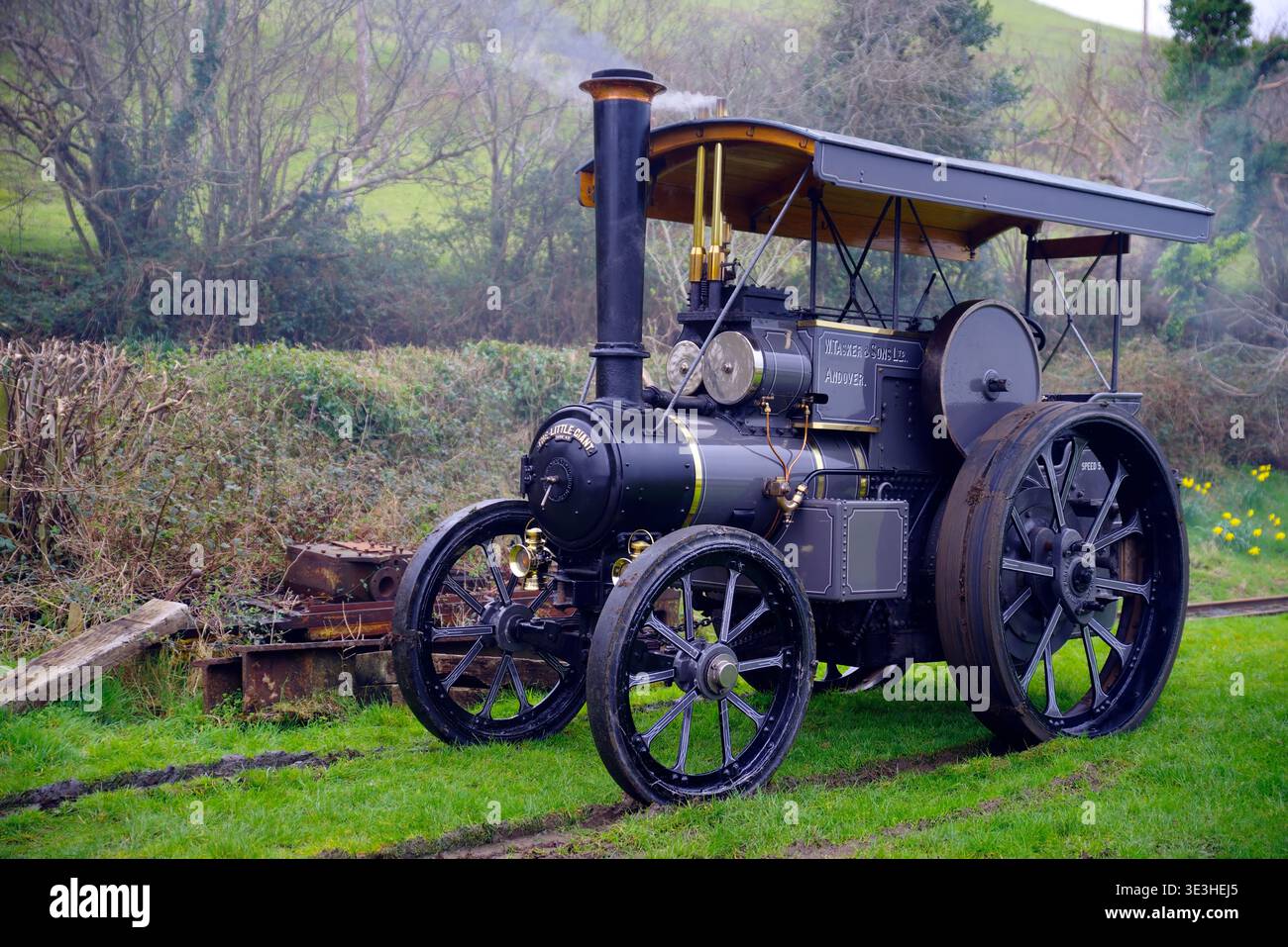 Tasker Traction Engine Tasker, B2, The Little Giant, Pride of Anna Valley, Steam Traction ...