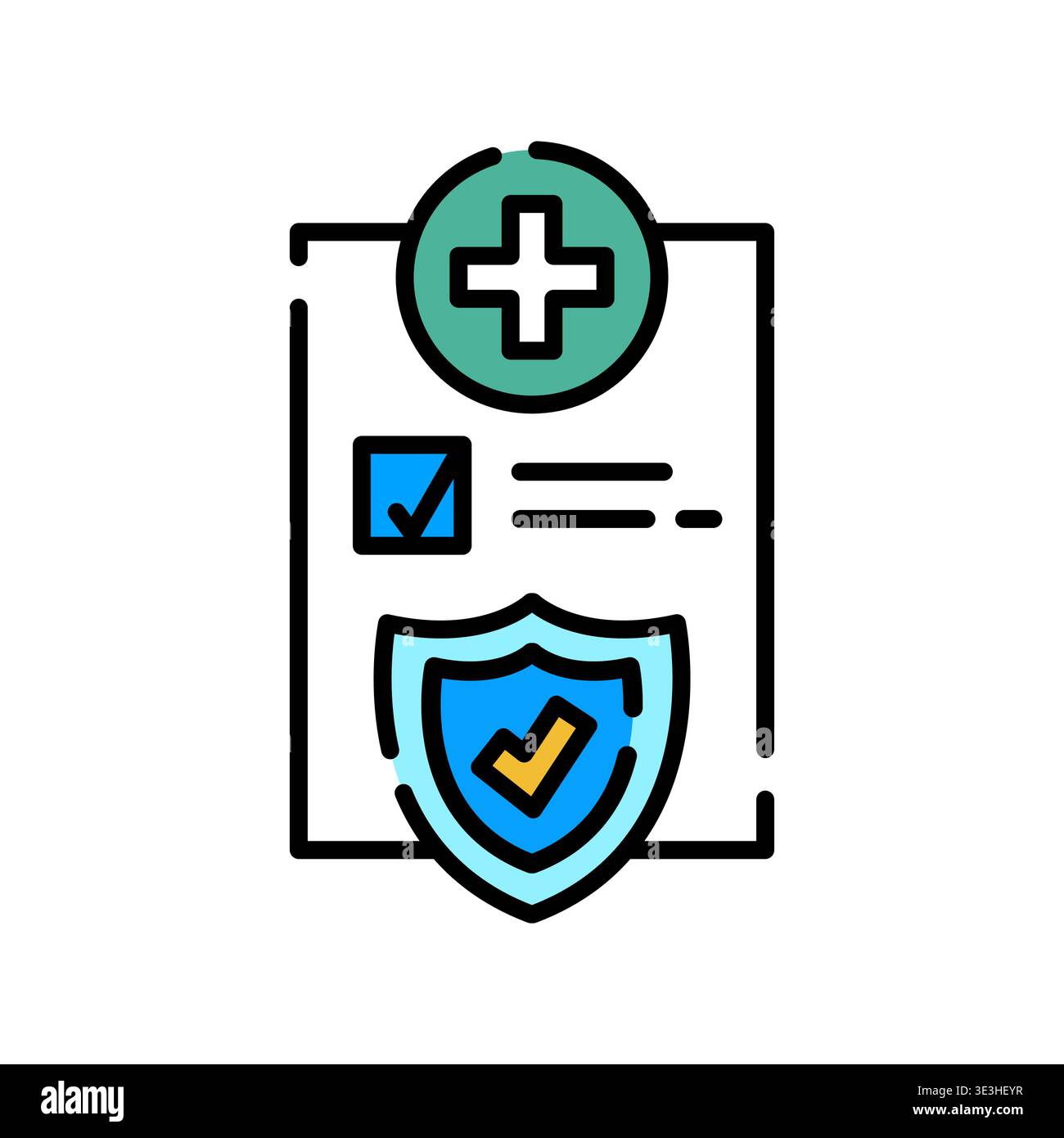 Safety Protocol Icon Professional UI Symbol for Industrial Compliance ...