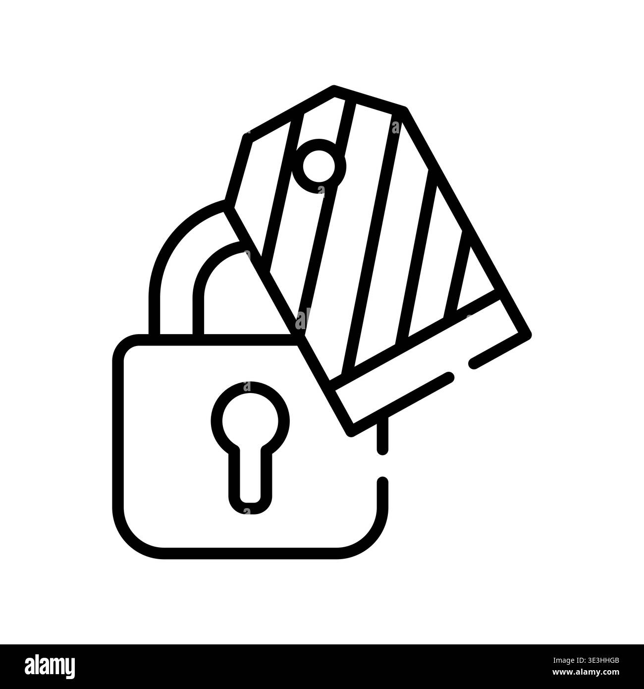 Lockout Tagout (LOTO) Icon Professional UI Symbol for Industrial ...