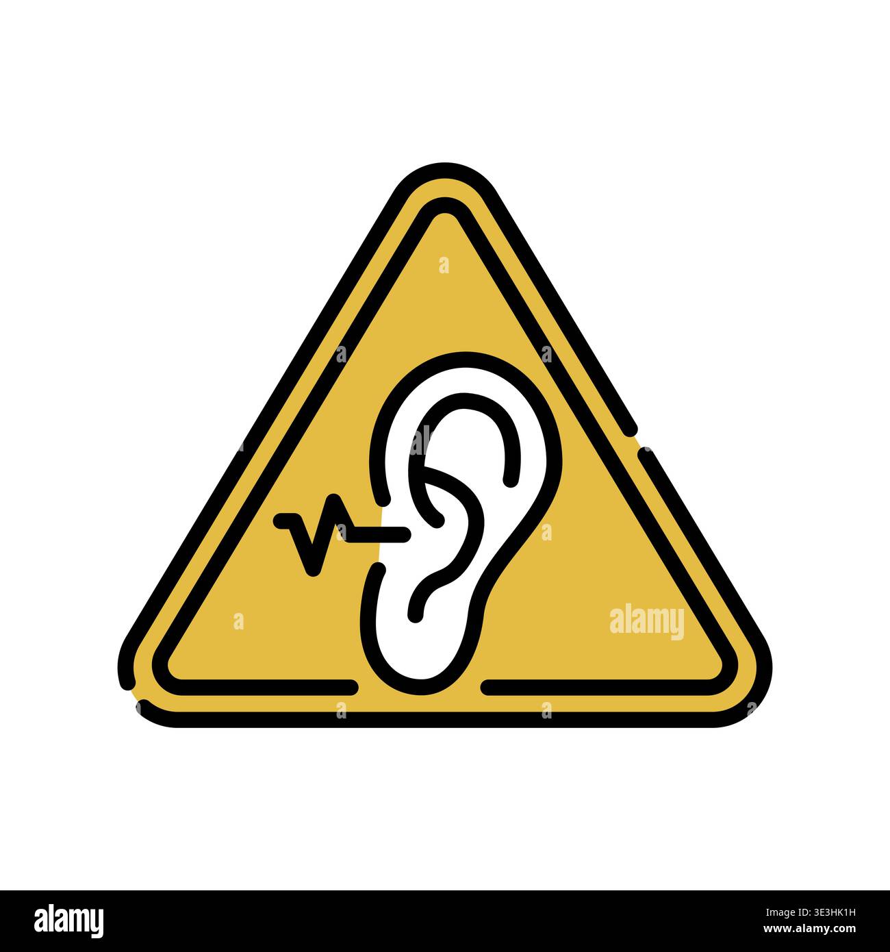 Noise Exposure Control Icon Professional UI Symbol for Hearing ...