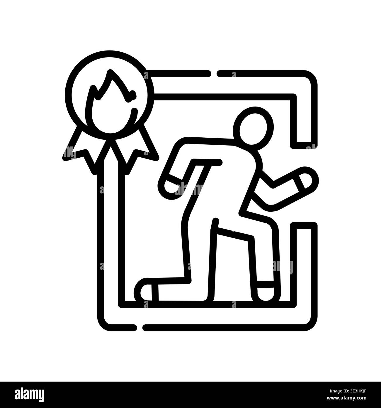 Confined Space Training Icon Professional UI Symbol for Industrial ...