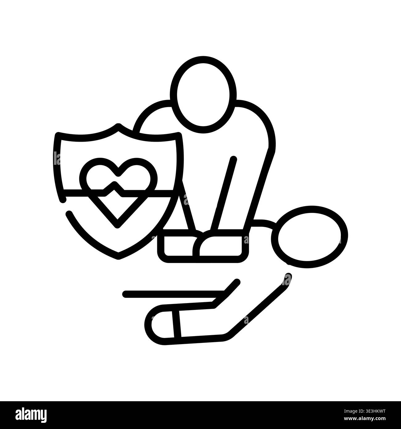 First Aid Training Icon Professional UI Symbol for Emergency Response ...
