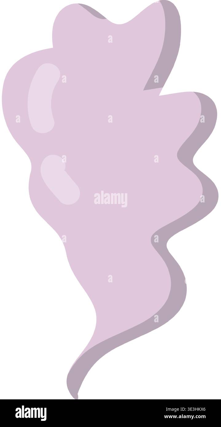 Smell icon aroma steam cloud vector isolated Stock Vector
