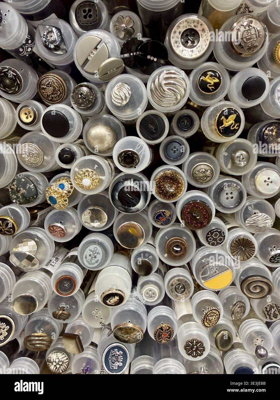 Button Collection Stock Photo