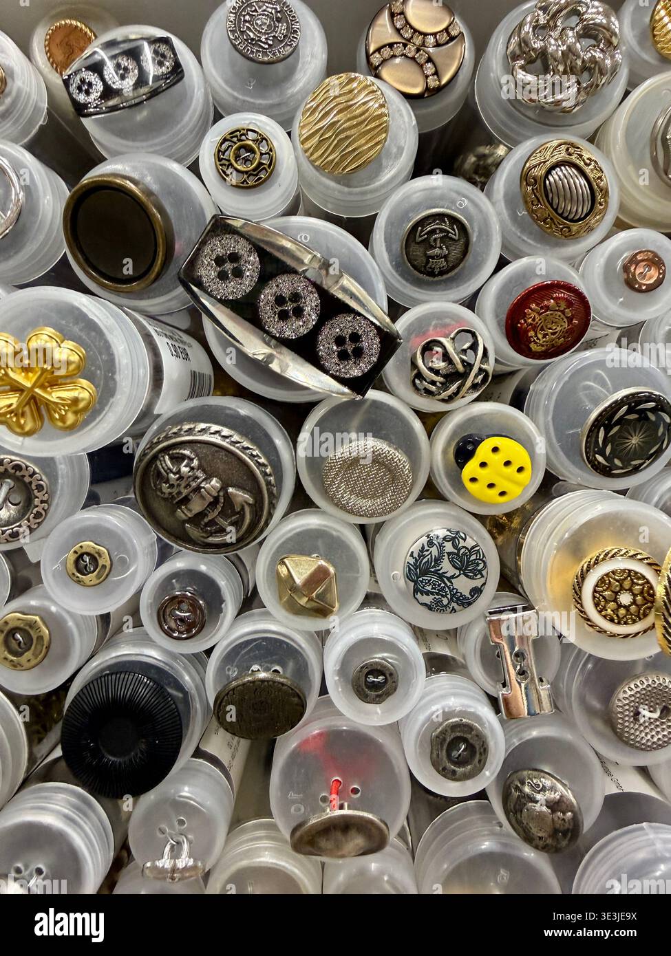 Button Collection Stock Photo