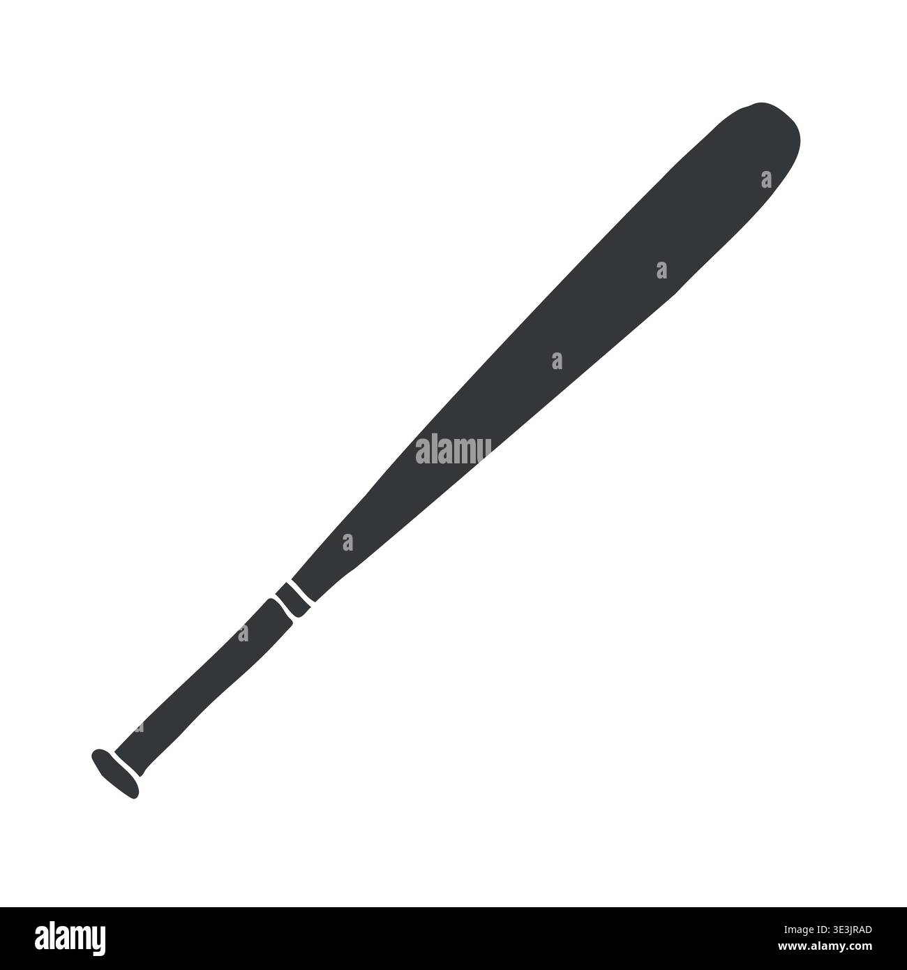 Vector hand drawn sketch baseball bat Stock Vector