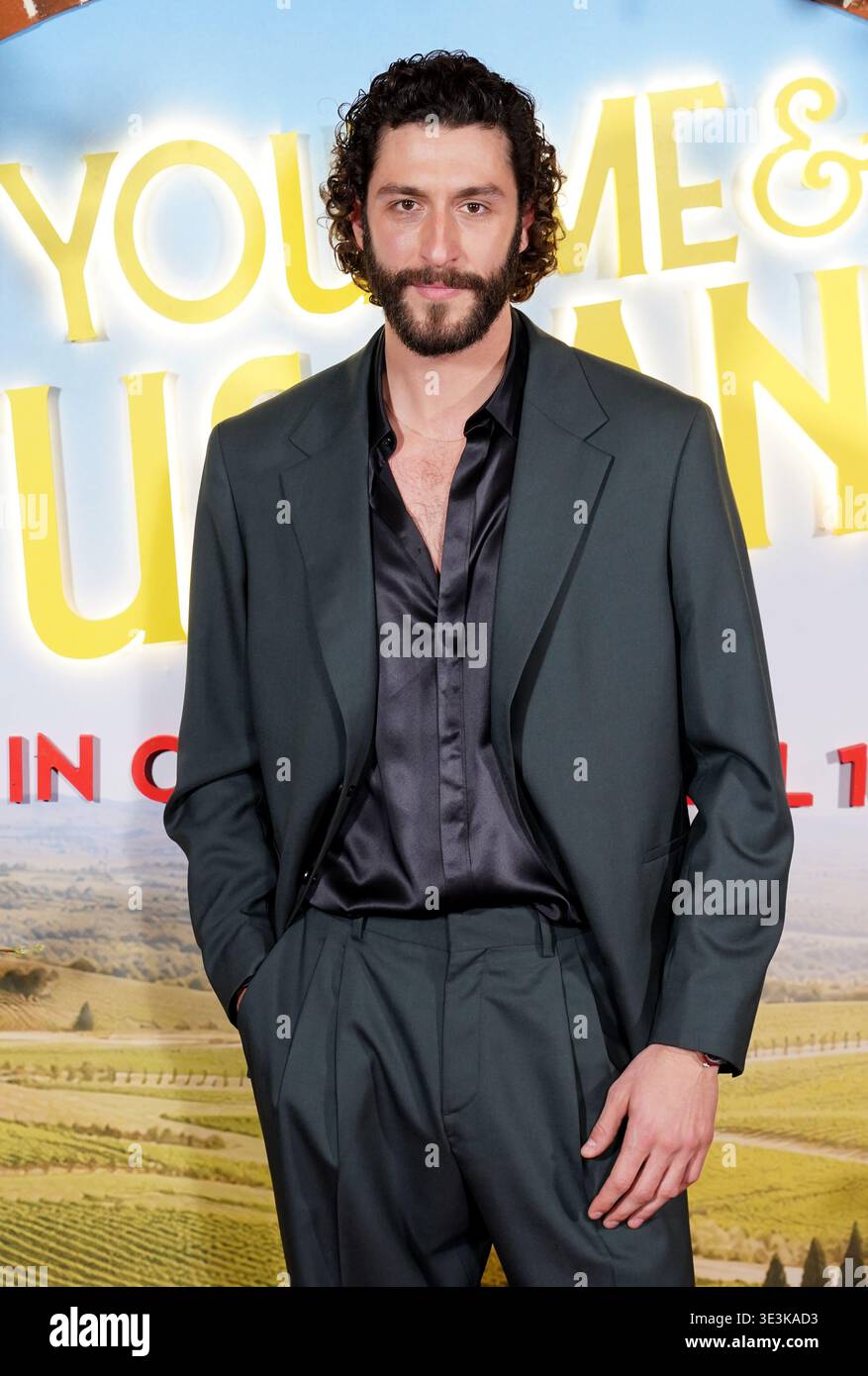 Lorenzo De Moor Arriving For The Special Screening Of You Me Tuscany Lorenzo De Moor Arriving For The Special Screening Of You Me Tuscany At The Ham Yard Hotel In London Picture Date Monday March 23 2026 3E3KAD3