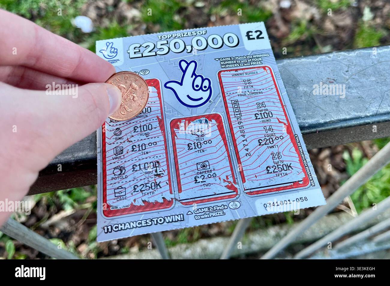 Allwyn scratchcard hi-res stock photography and images - Alamy