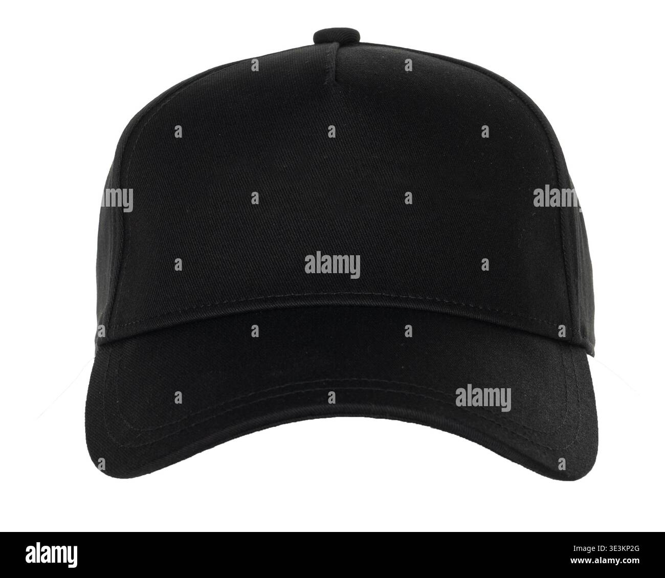 Black Baseball Cap Isolated On White Background Stock Photo