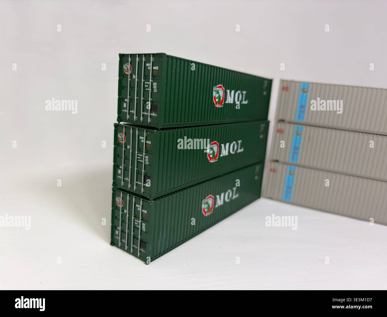 Shipping Container Scale Model Scale model shipping containers with detailed ISO freight box replicas ...