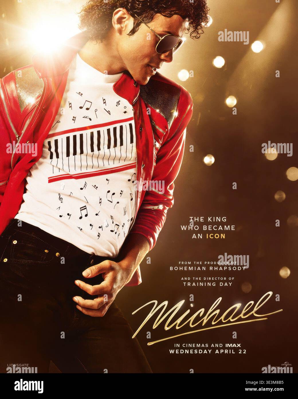 MICHAEL, poster, Jaafar Jackson as Michael Jackson, 2026