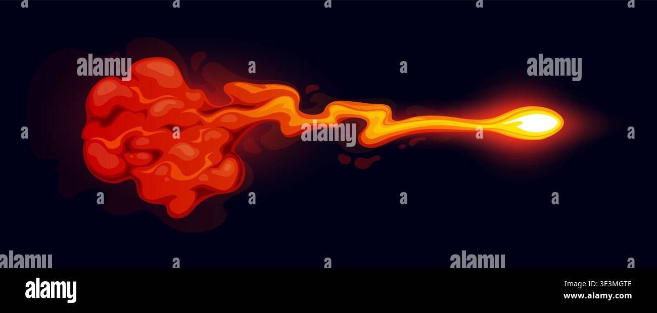 Fantasy game gun energy fireball flash blast effect. Laser energy blast ...