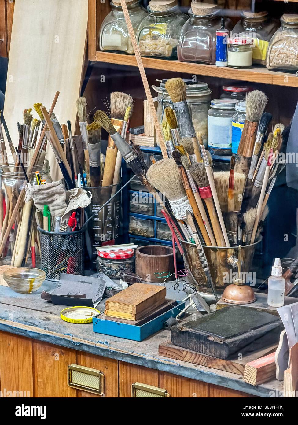 Workbench With Instruments Workbench vertical hi-res stock photography and images - Alamy