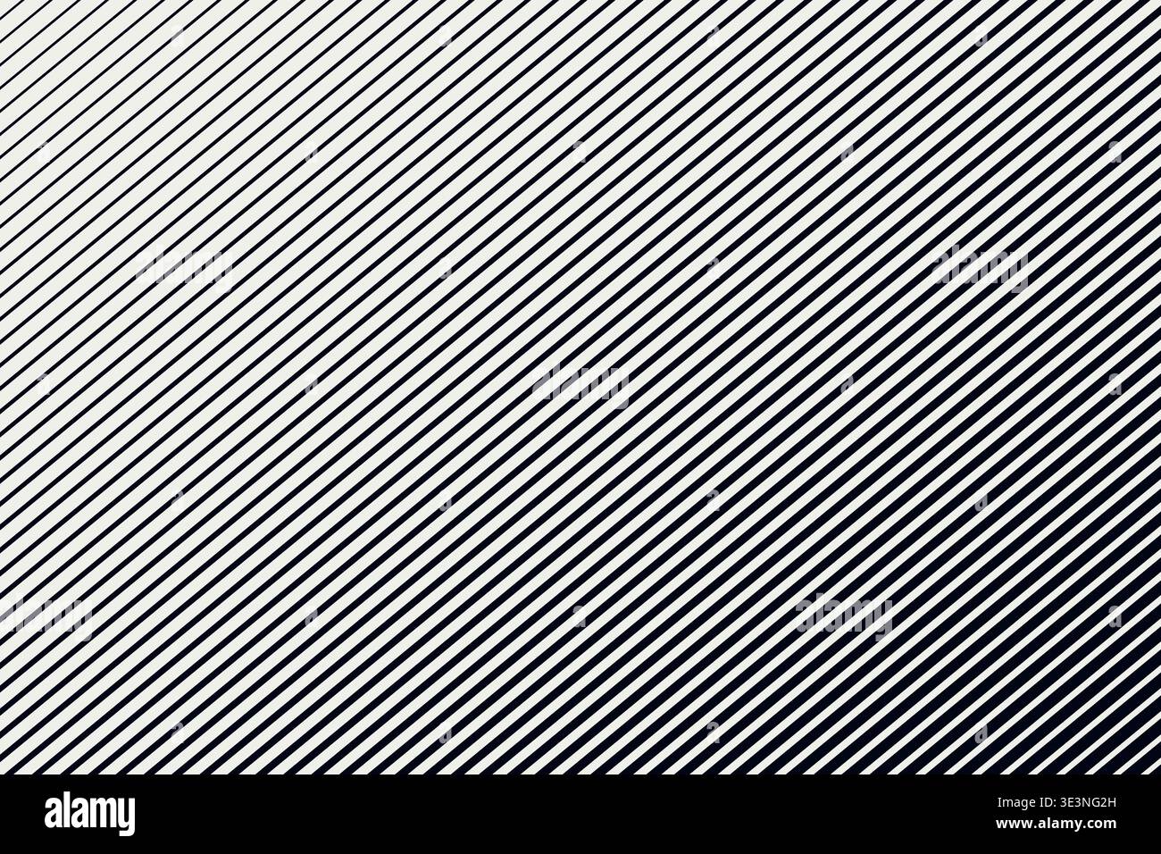 Abstract Diagonal Linear Halftone Stripes Pattern Background, Mathematical Stroke Weight Gradient Geometric Lines Texture Vector Wallpaper Stock Vector