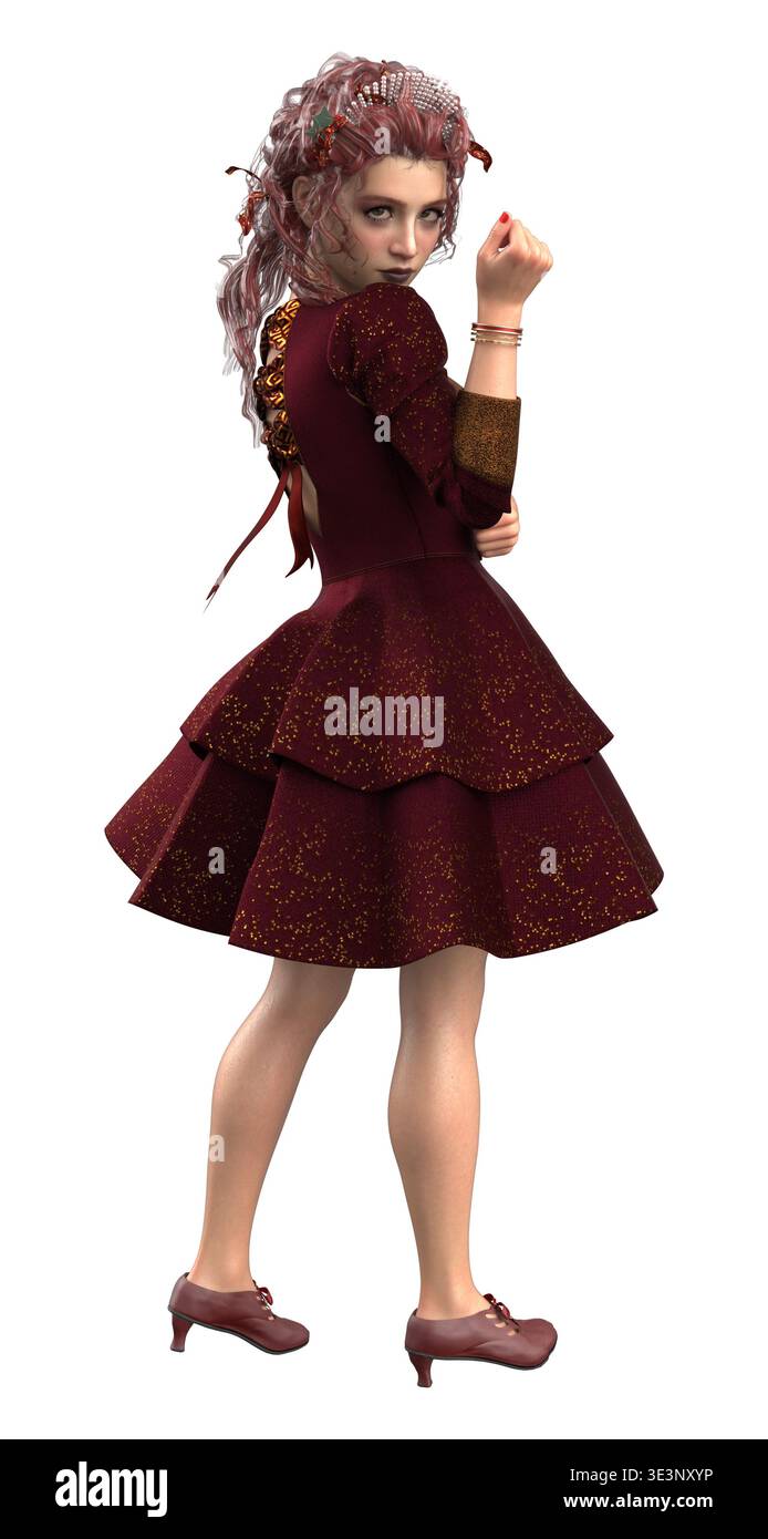 strapless open back dress Maroon Rush Long Dress main image 0