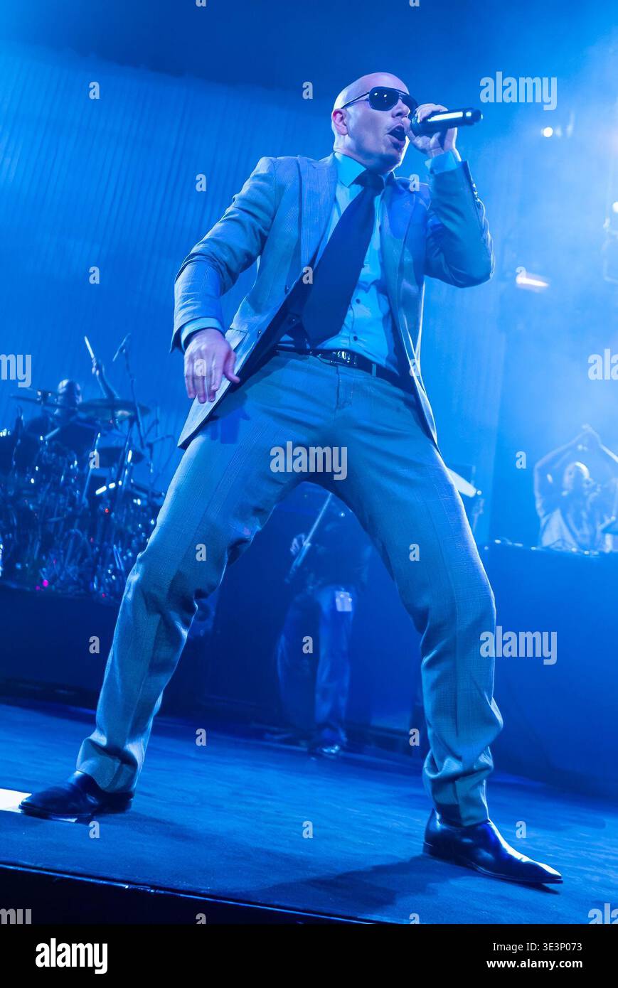American rapper Pitbull performing live in concert at Supafest in ...