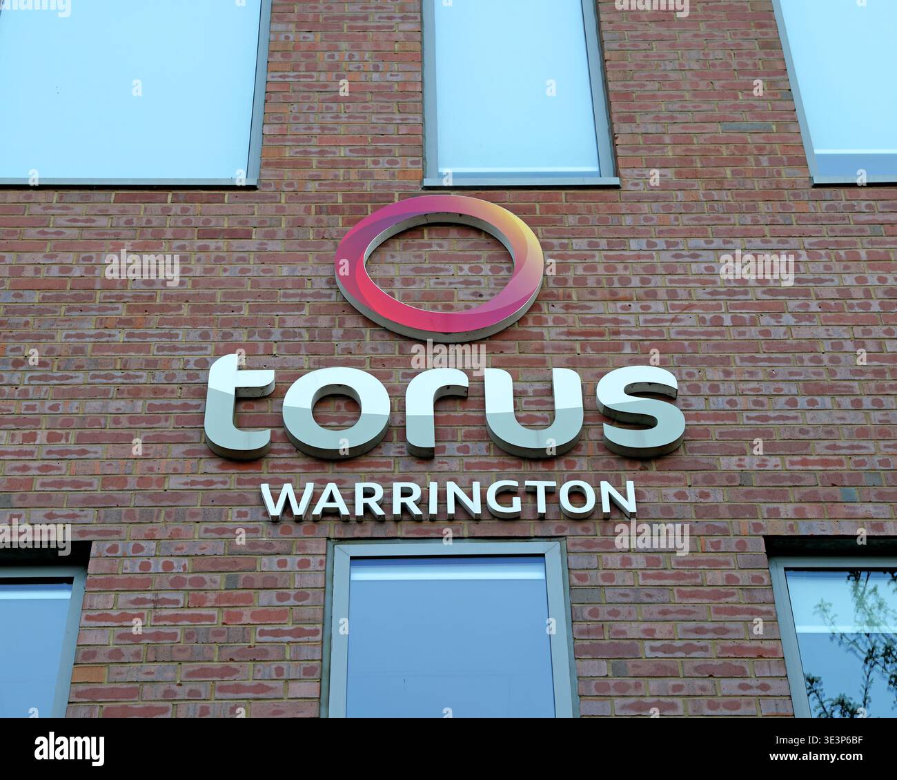 Torus Housing Group offices at Bank Park House in Warrington, Cheshire, home to the North West social housing provider’s local office. Stock Photo
