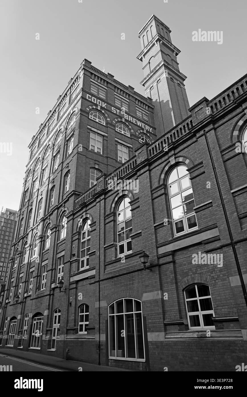 Chesters Brewery, Threlfalls built the first Cook Street Stock Photo