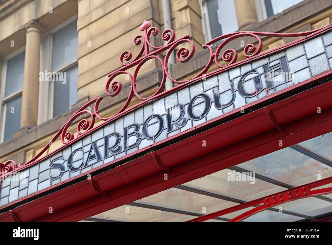 Scarborough Victoria station Stock Photo
