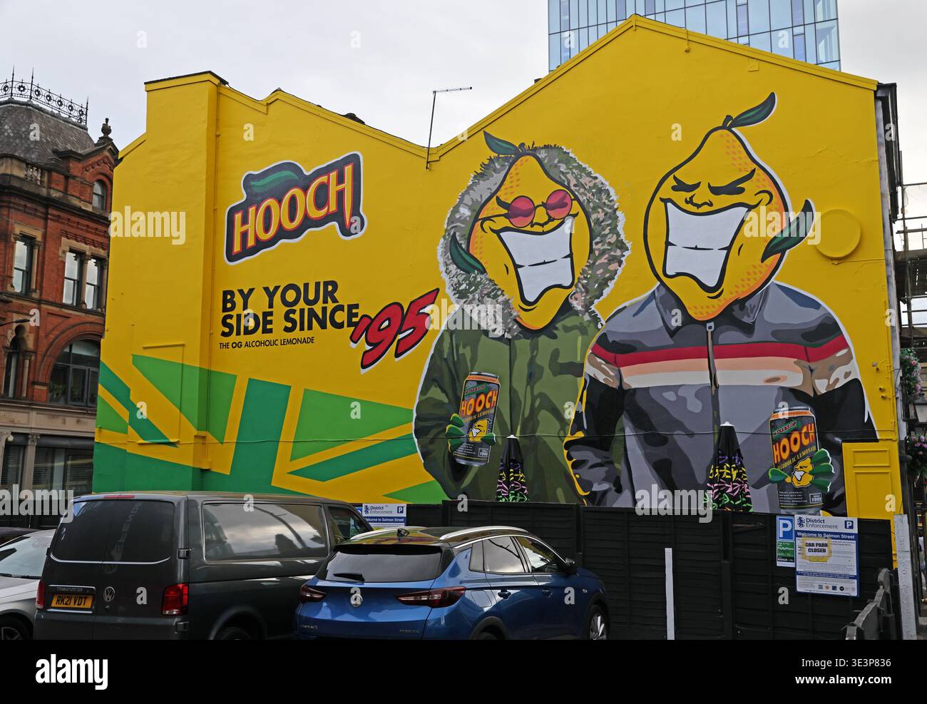 Hooch By Your Side advert since 1995 Stock Photo