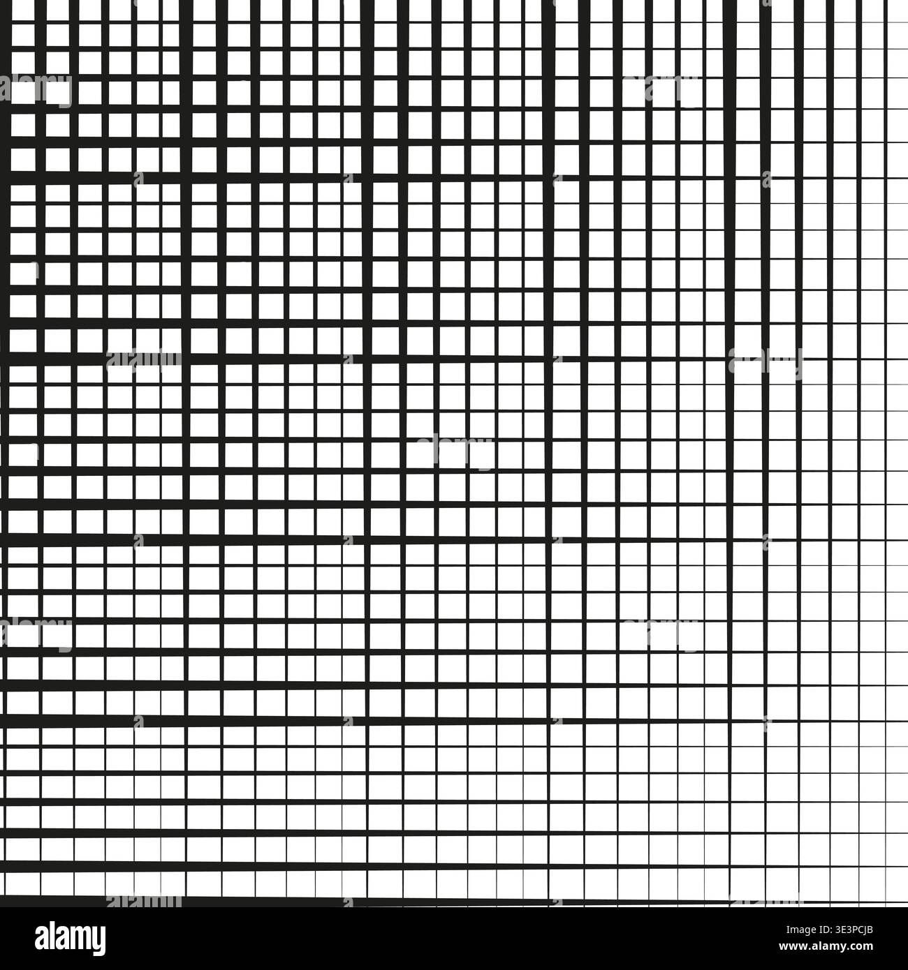 Gradient grid pattern. Net line Vector. Mesh texture focus. White background focus. Manual vector only. No autotrace used. EPS 10. Stock Vector