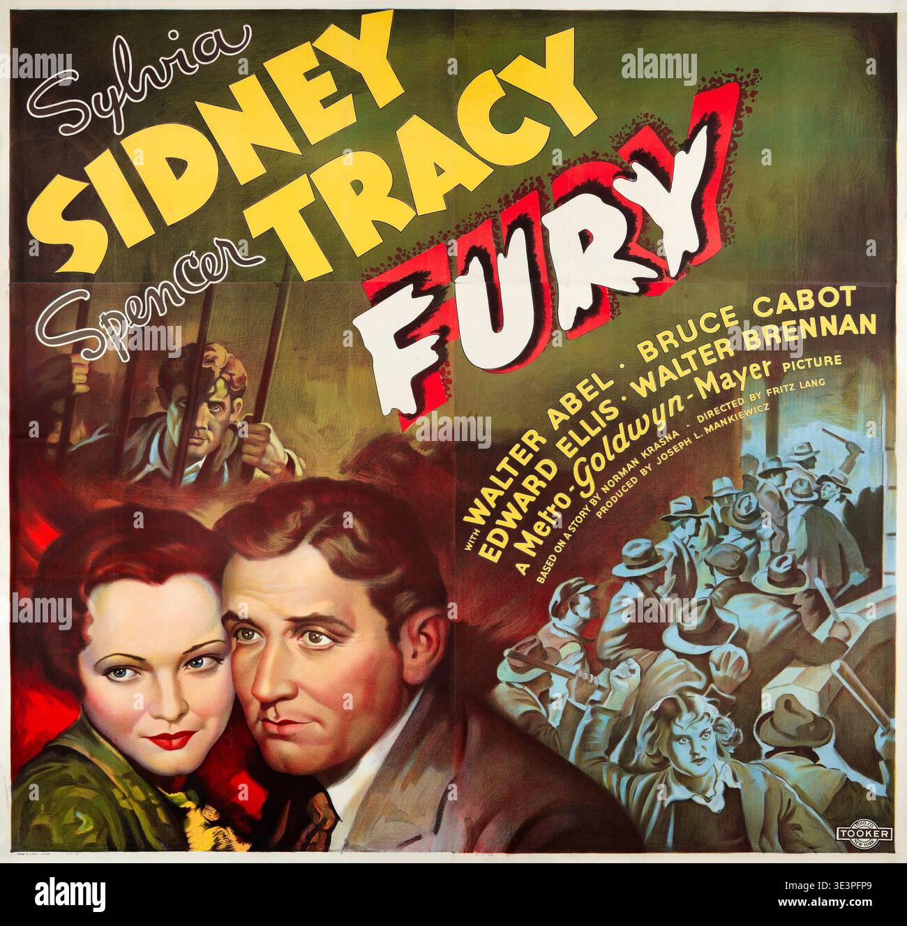 This vintage American movie poster from 1936 promotes the film 