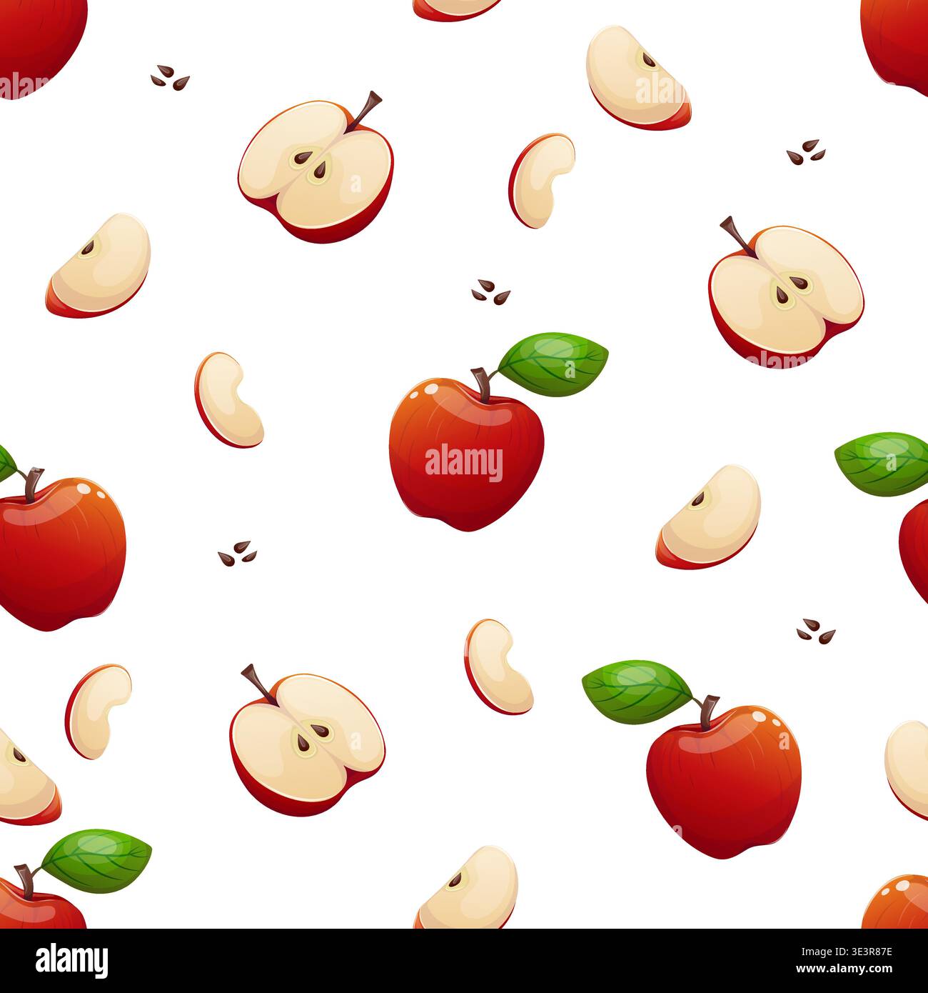 Vector seamless pattern featuring whole bananas and slices Stock Vector