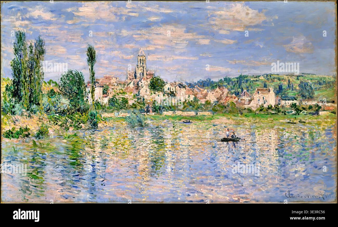 Claude Monet – Vétheuil in Summer, 1880 – Impressionist bright