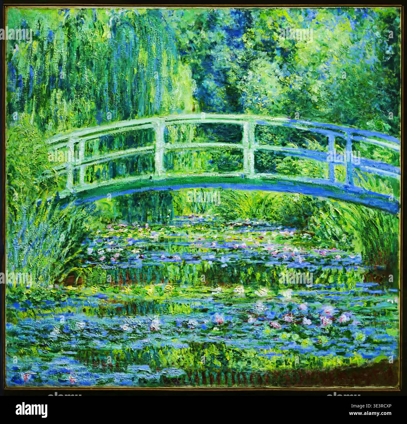 Claude Monet – Water Lilies and Japanese Bridge, 1899