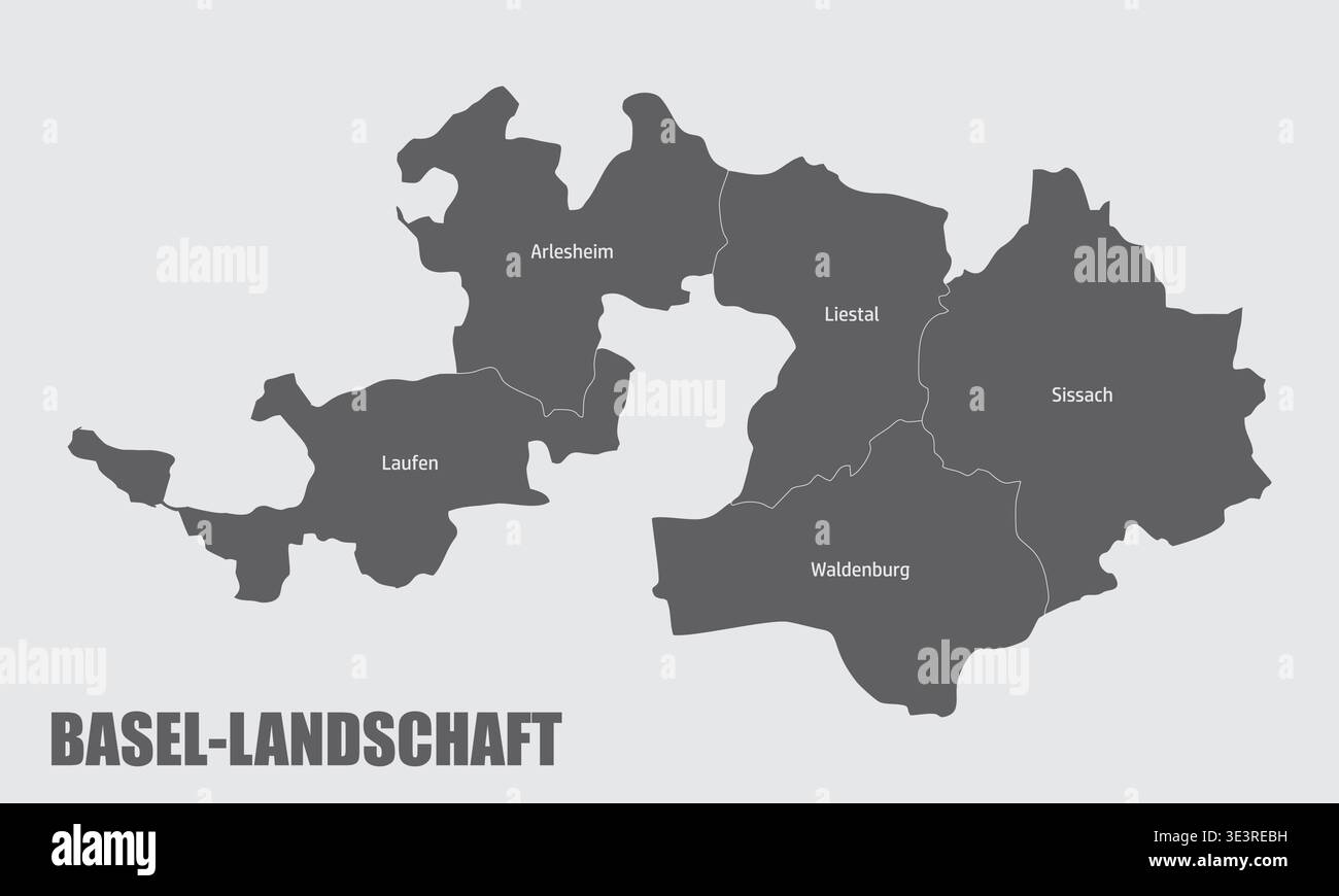 Map of basel hi-res stock photography and images - Alamy