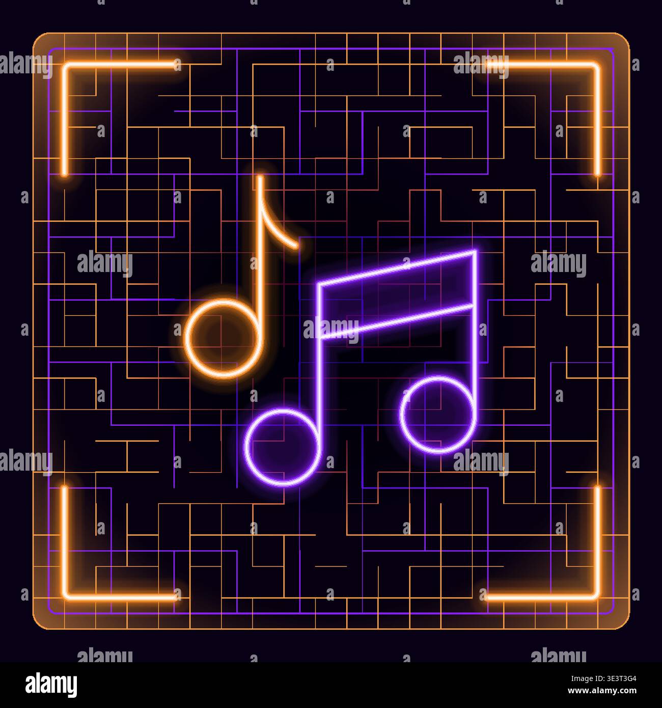 Music notation grid hi-res stock photography and images - Alamy