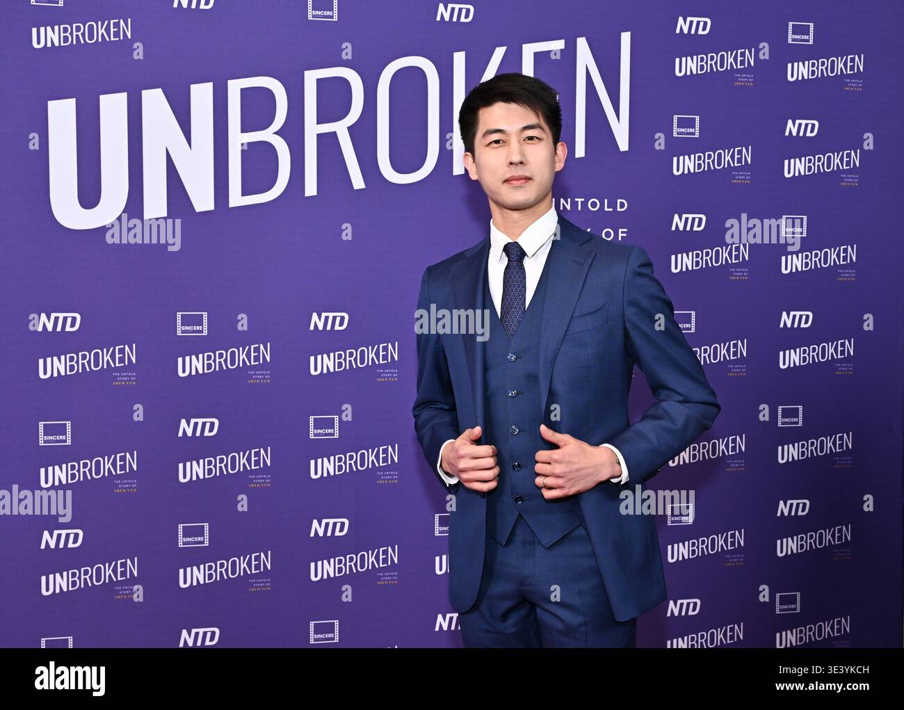 Roy Chen attends the premiere of "Unbroken: The Untold Story of Shen ...