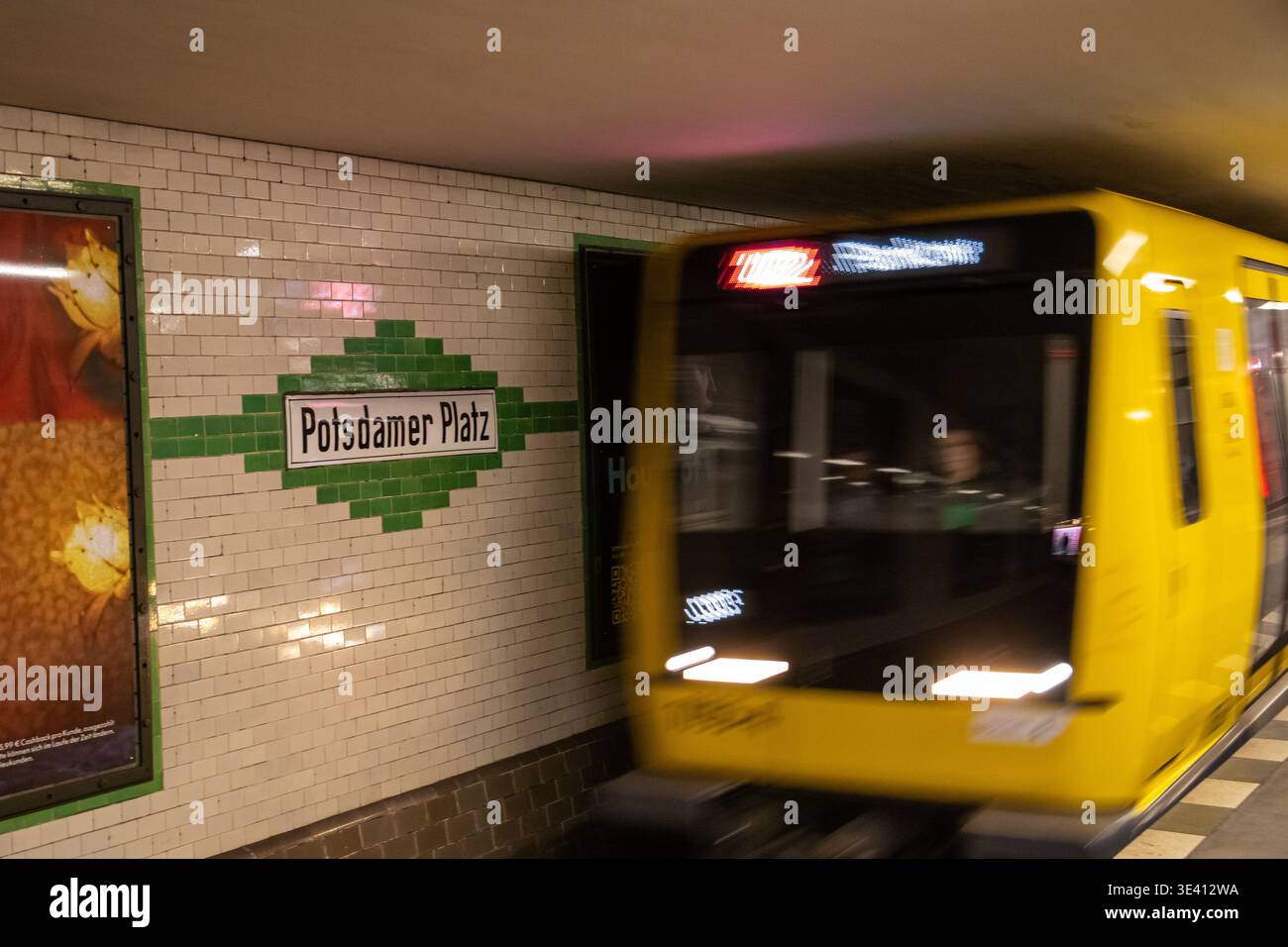Bvg train interior hi-res stock photography and images - Alamy