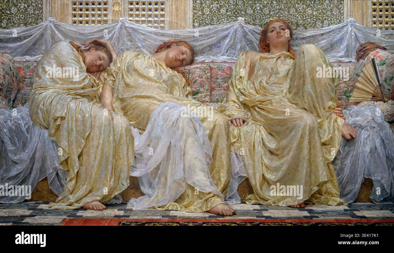 Albert moore dreamers hi-res stock photography and images - Alamy