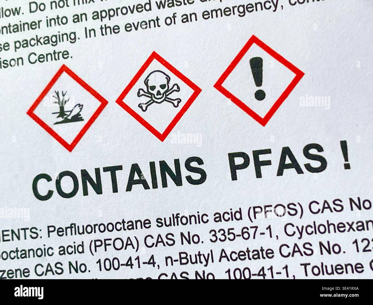 Hazard communication label hi-res stock photography and images - Alamy