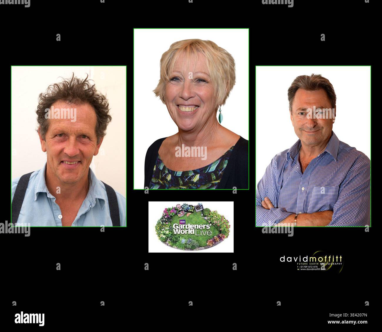 Gardeners World presenters Stock Photo