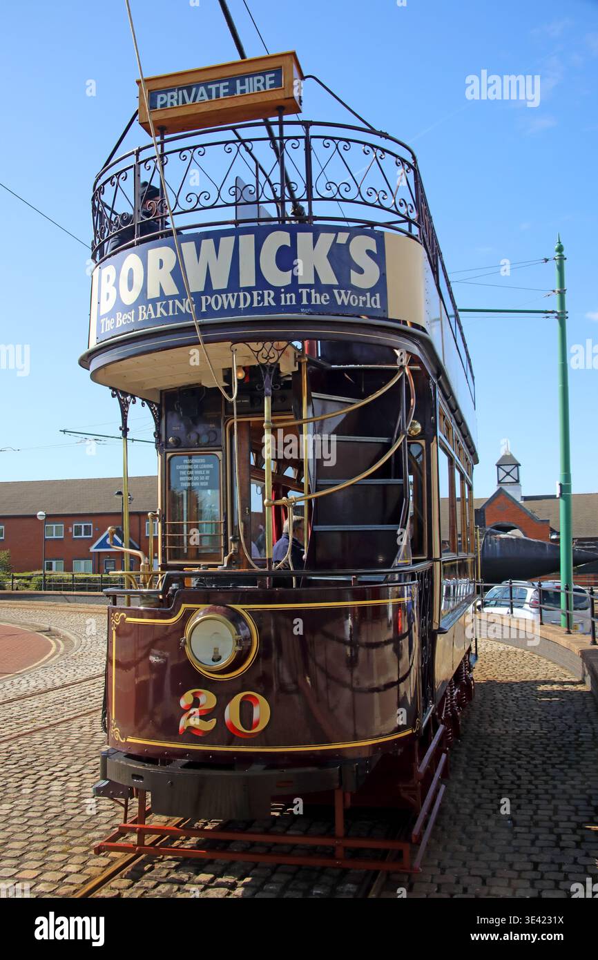 Birkenhead tram 20 Stock Photo