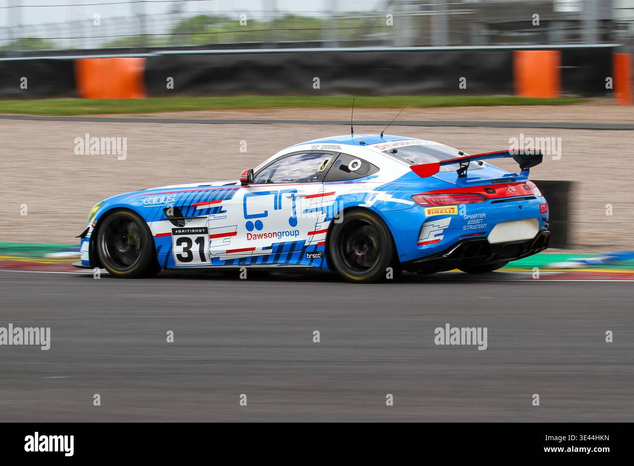 Mercedes-AMG GT4 of Team Parker Racing, driven by Charles Dawson and ...