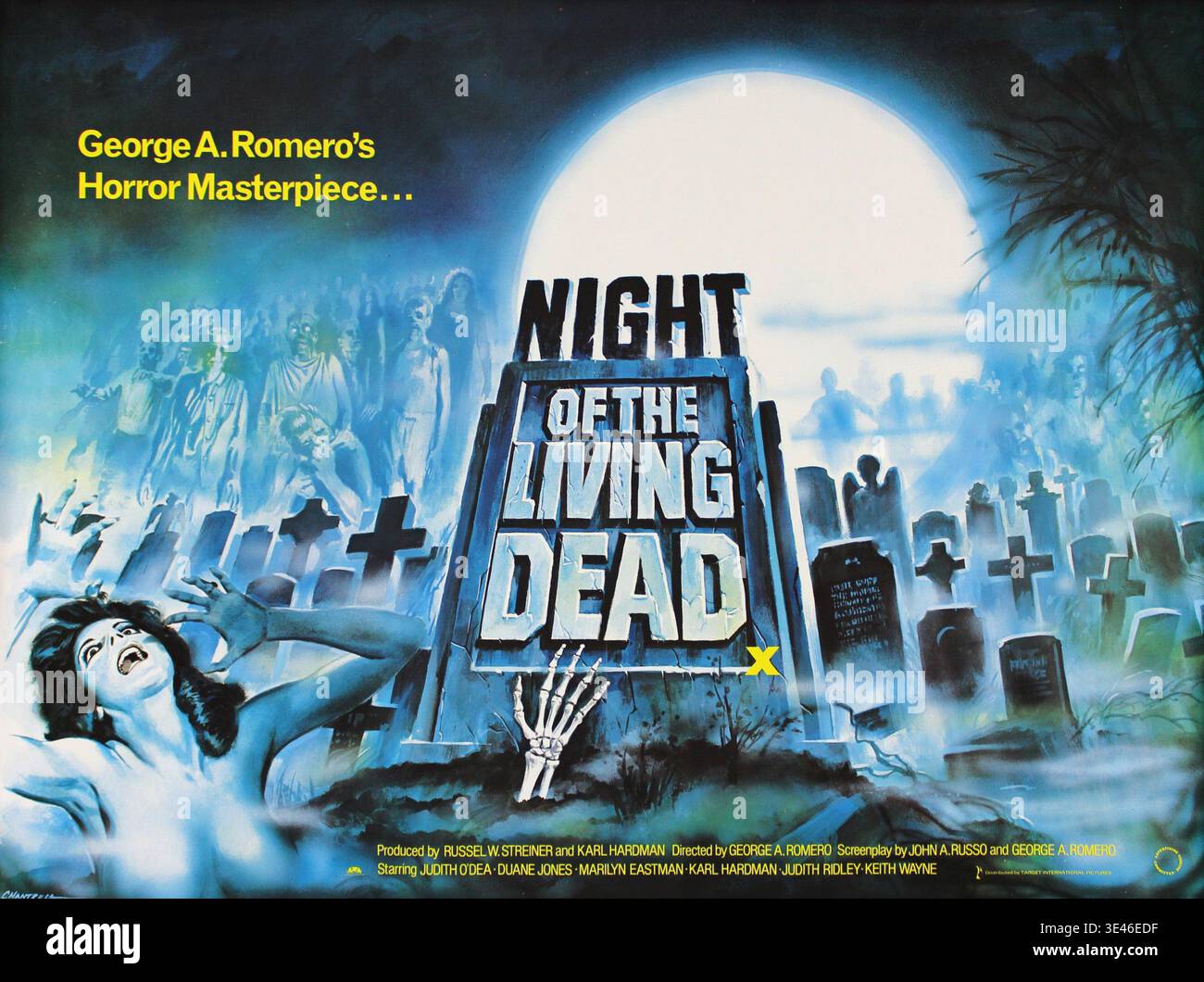 Movie poster night of the living dead hi-res stock photography and