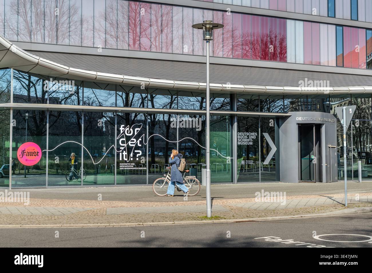 German Museum of Books and Writing at the German National Library. Leipzig, Saxony, Germany Stock Photo