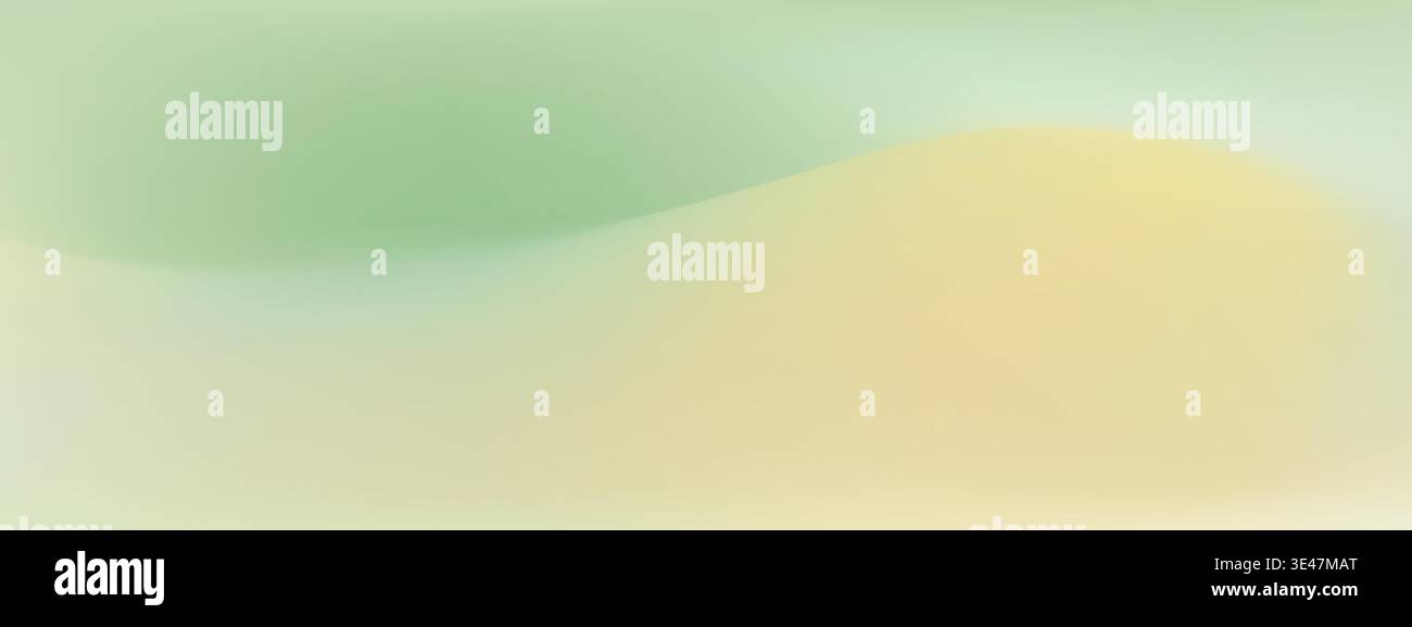 Spring background with yellow and green gradation. Stock Vector