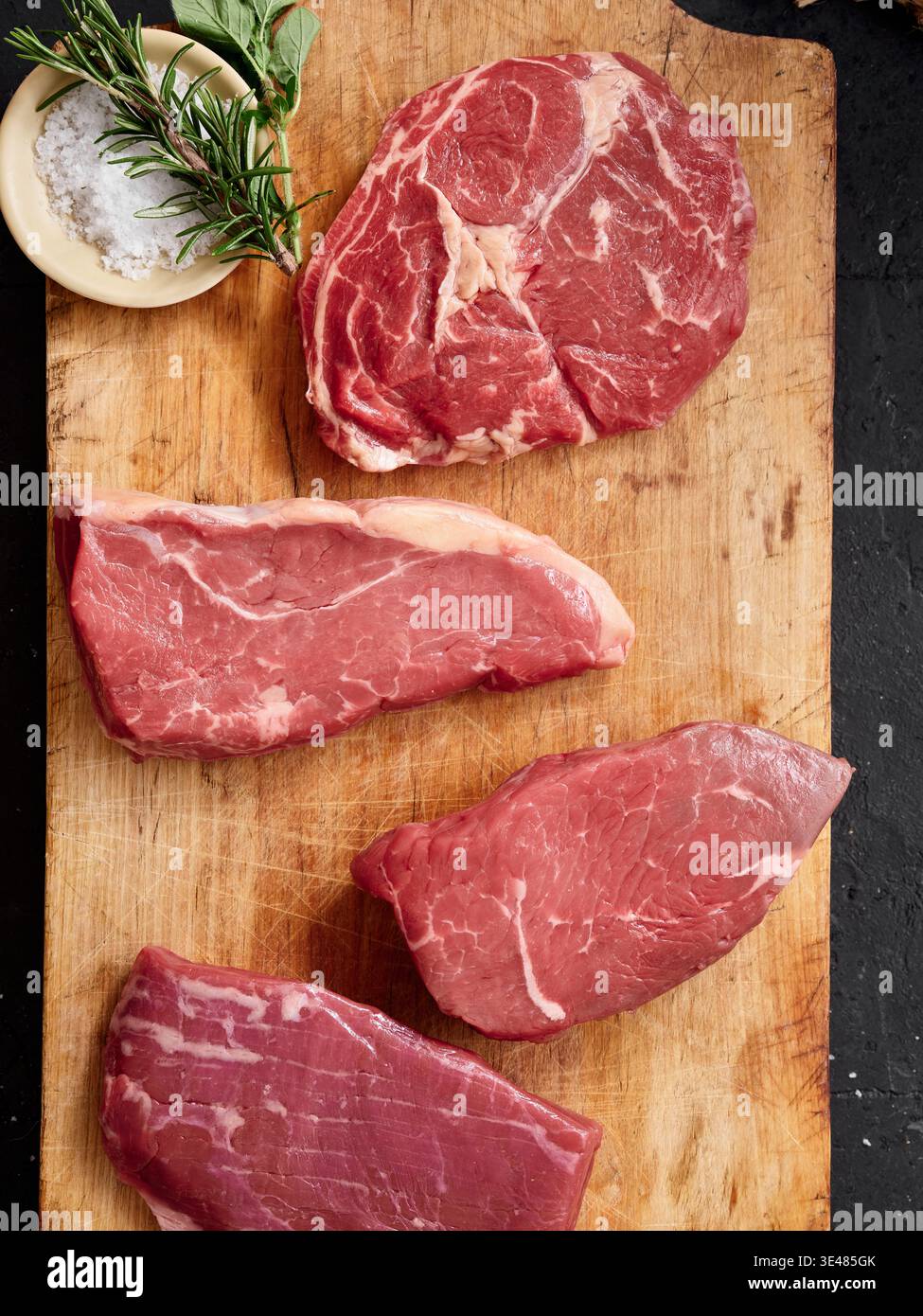 Beef cuts on display art hi-res stock photography and images - Alamy