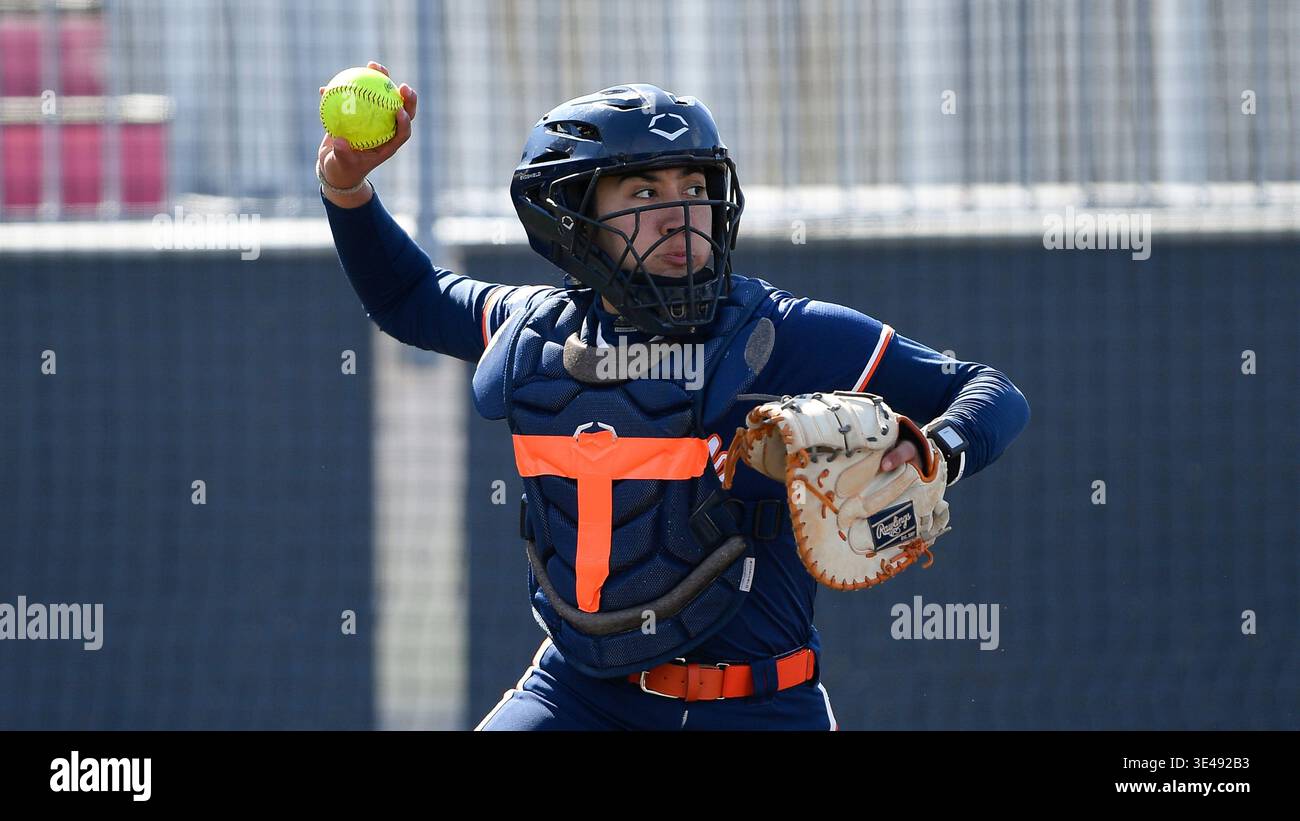 Saropian Bucknell's Angelina Seropian (13) plays during an NCAA softball game ...