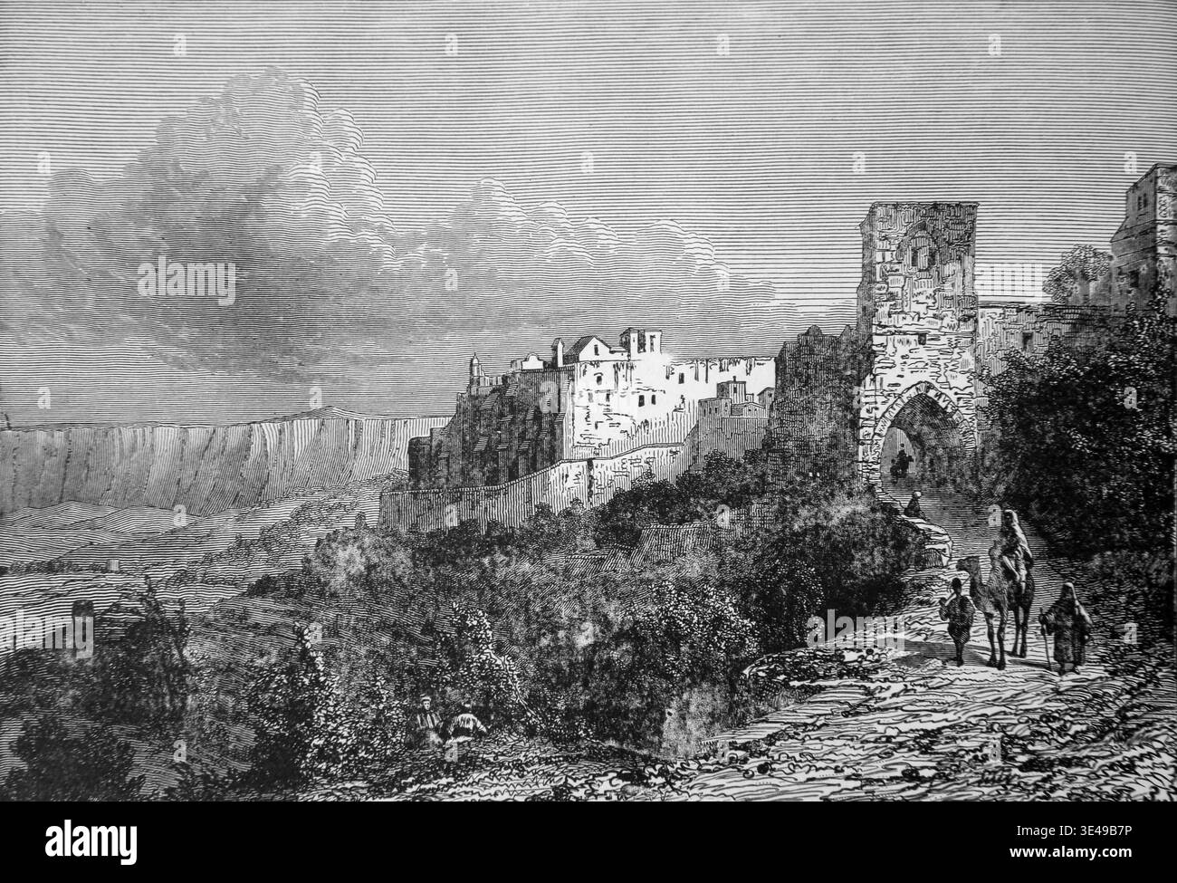 Jesus and the holy land Black and White Stock Photos & Images - Alamy