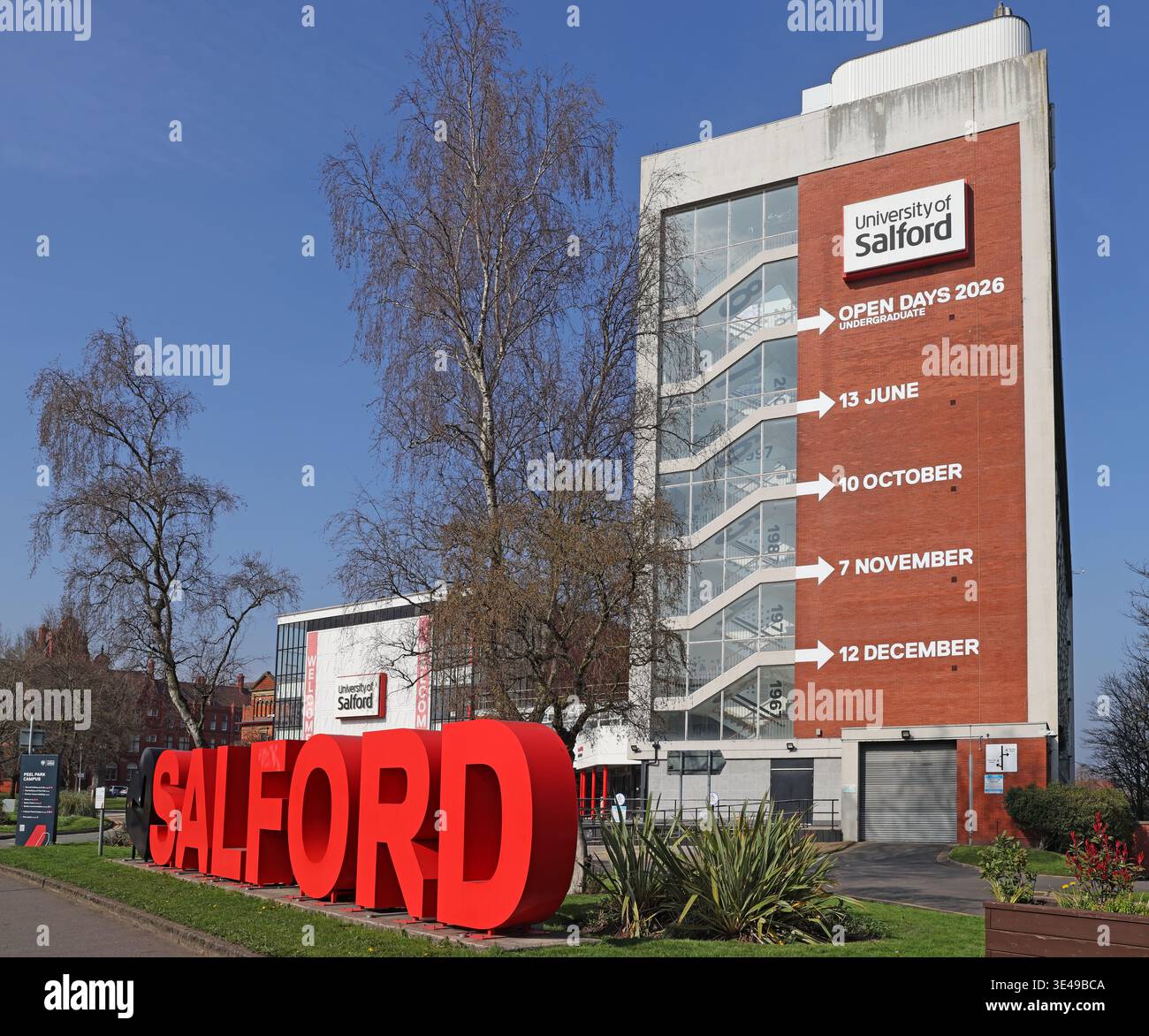 Salford University, The Crescent. Stock Photo