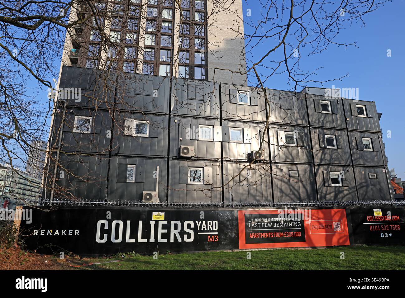 Colliers Reneker apartments, United Kingdom. Stock Photo
