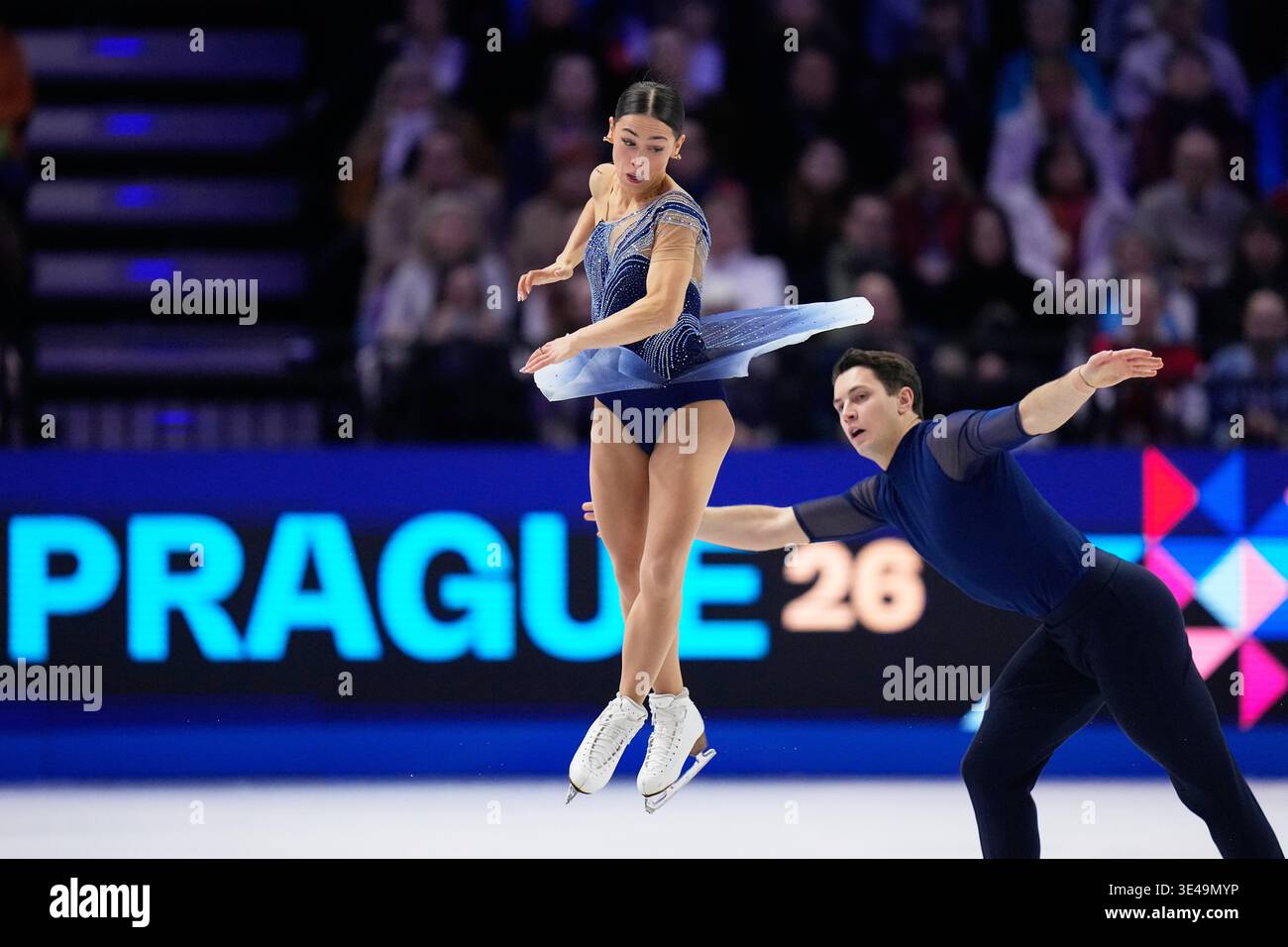 Luke Digby Anastasia Vaipan‑Law and Luke Digby of Great Britain perform during the ...