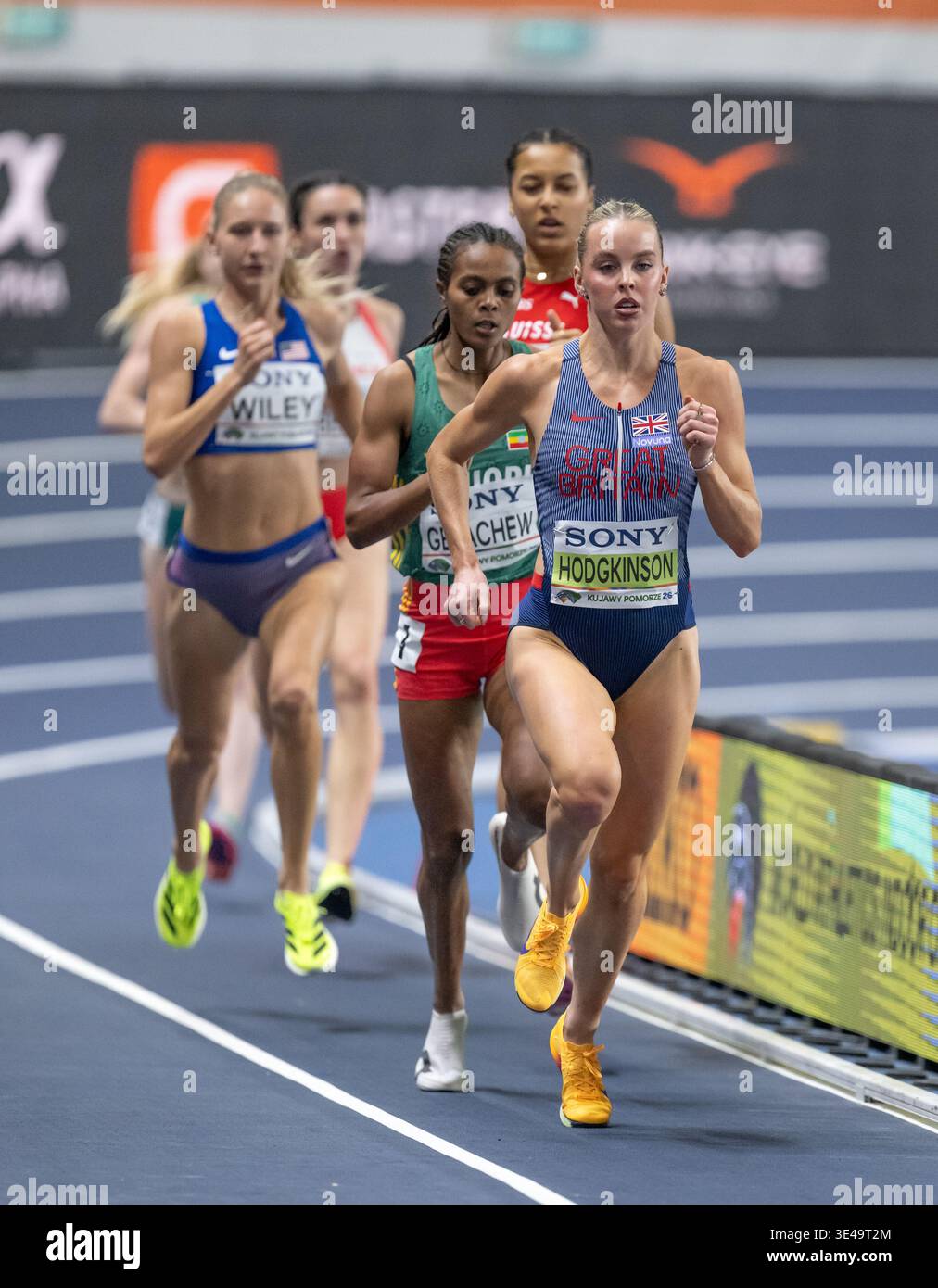 Keely Hodgkinson of Great Britain & NI competing in the women’s 800m ...