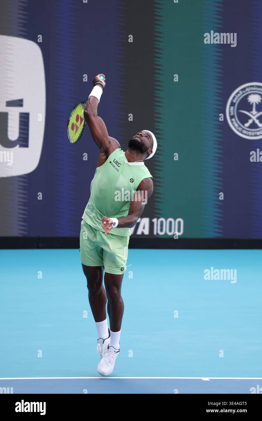MIAMI GARDENS, FLORIDA - MARCH 26: Frances Tiafoe of the United States