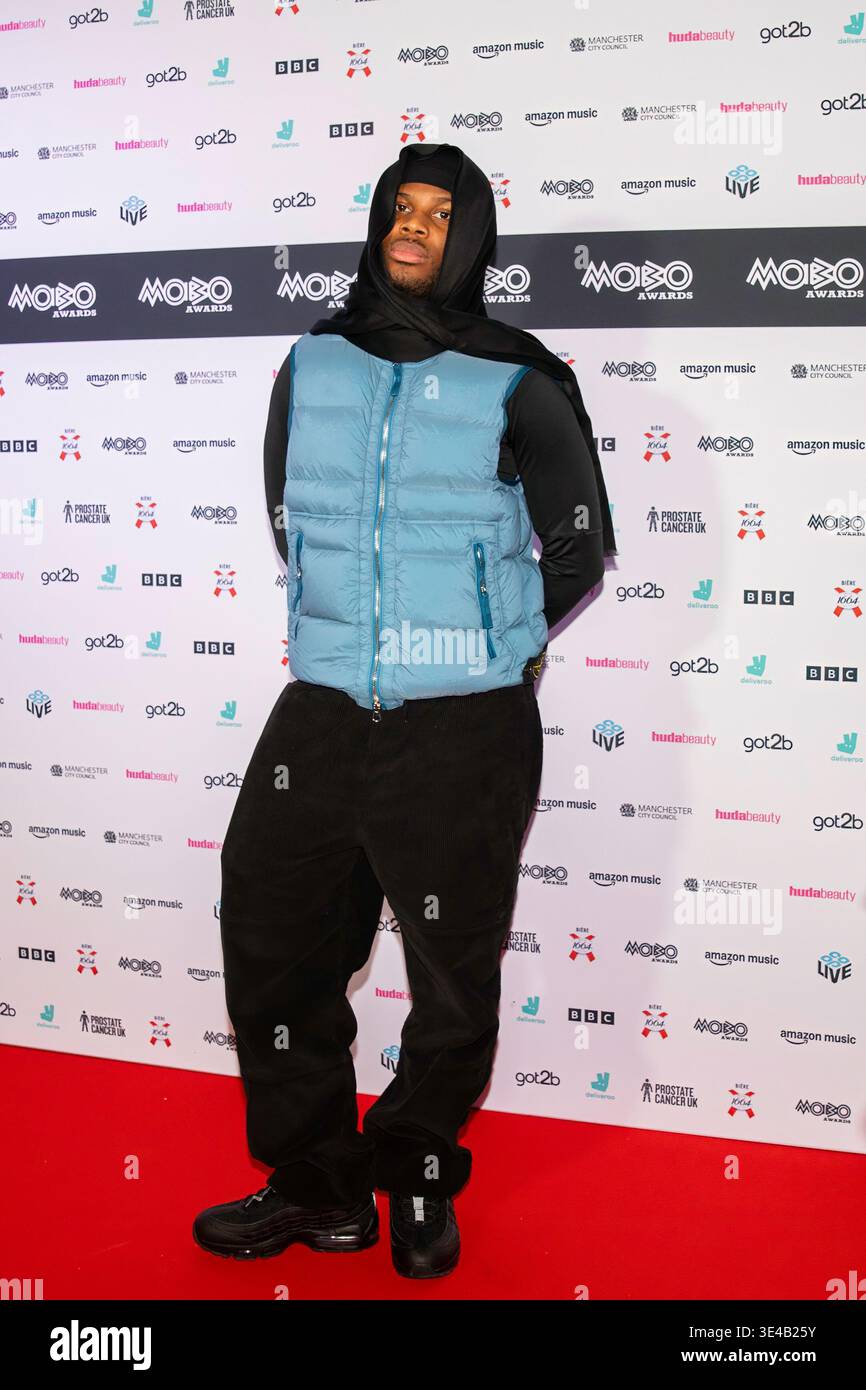 Manchester, England, 26th March, 2026. Jim Legxacy attends the MOBO ...